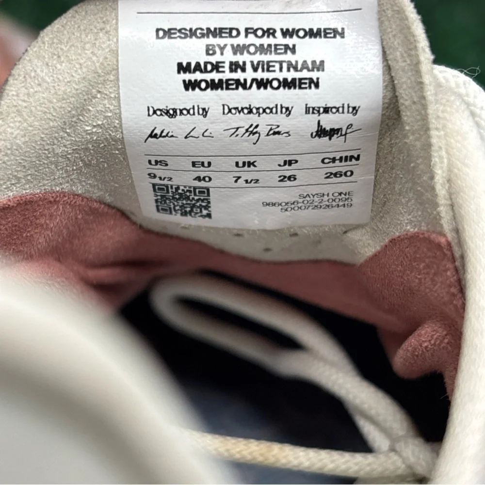 Saysh One Women's Size 9.5 Pink White Running Athletic Sneakers Shoes Women Made